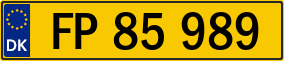 Truck License Plate